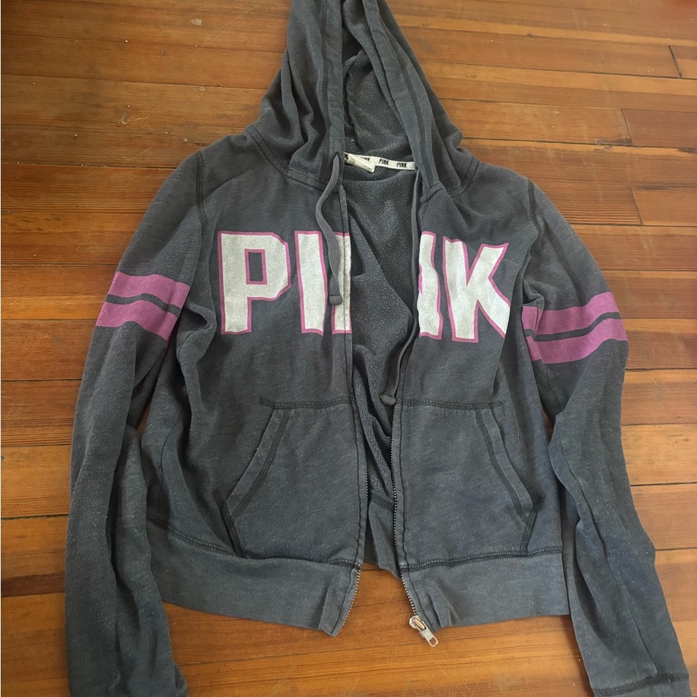 Victoria's Secret Pink Gray Hoodie